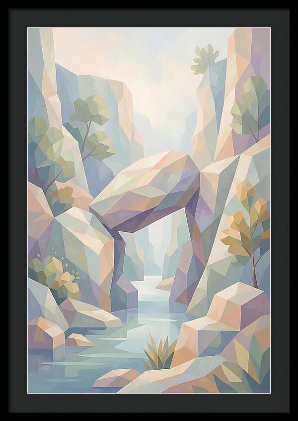 Gorge With Natural Bridge