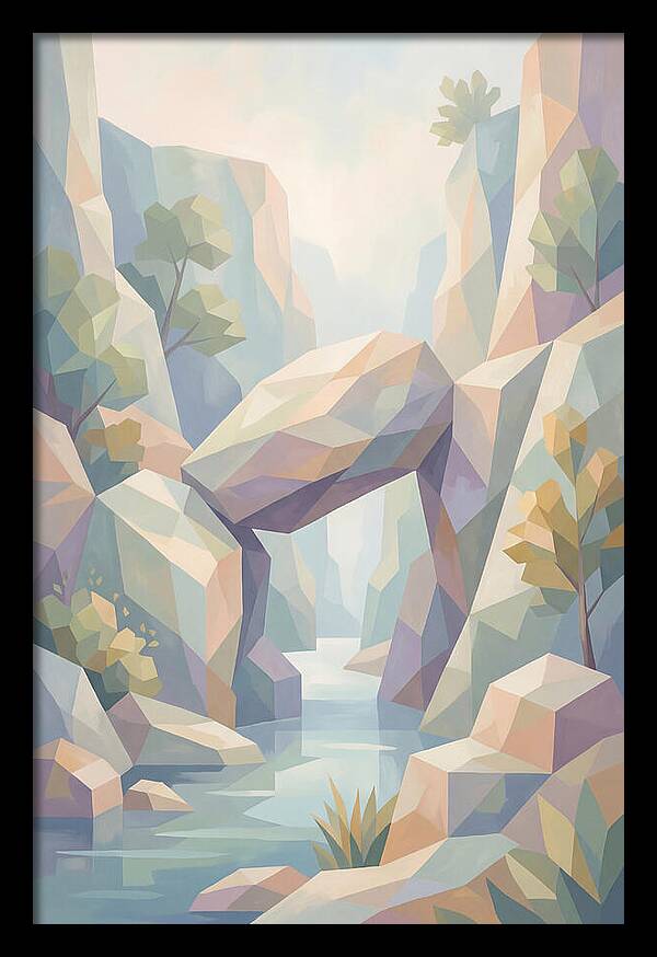 Gorge With Natural Bridge