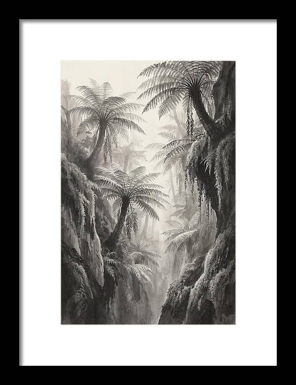 Gorge With Primeval Tree Ferns