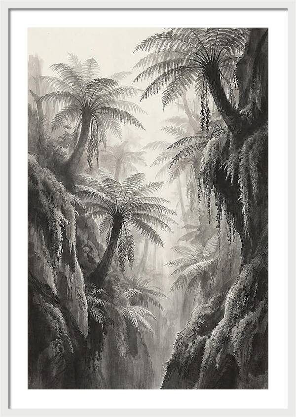 Gorge With Primeval Tree Ferns