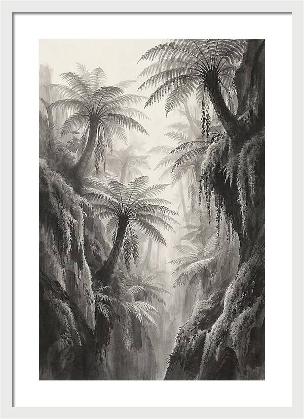 Gorge With Primeval Tree Ferns
