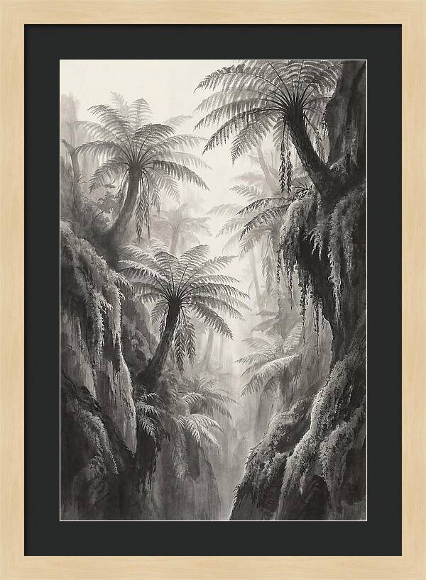 Gorge With Primeval Tree Ferns