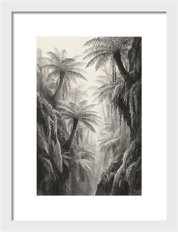 Gorge With Primeval Tree Ferns