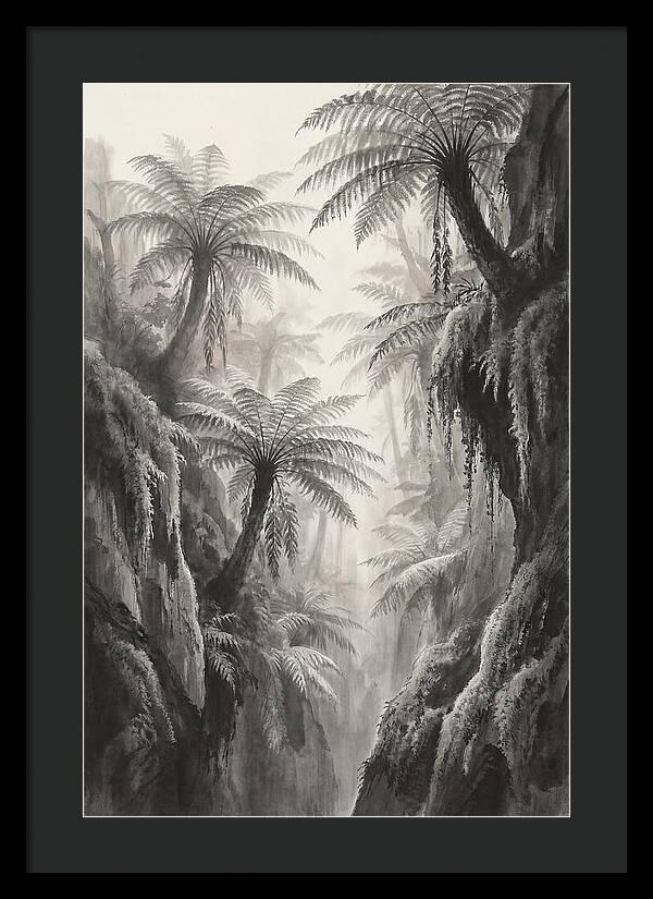 Gorge With Primeval Tree Ferns