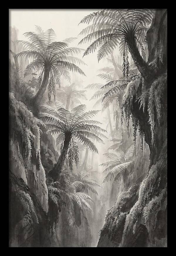 Gorge With Primeval Tree Ferns