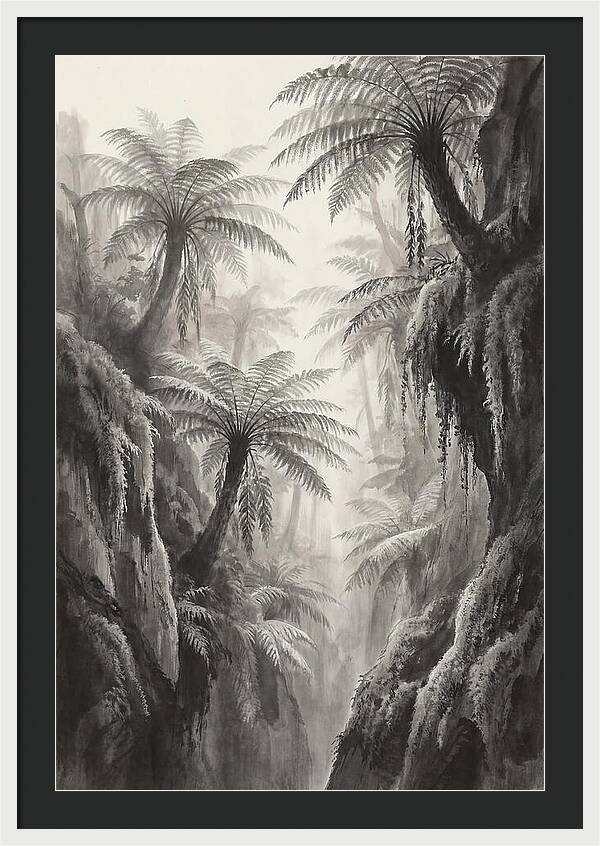 Gorge With Primeval Tree Ferns