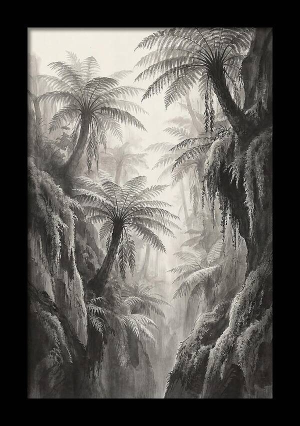 Gorge With Primeval Tree Ferns