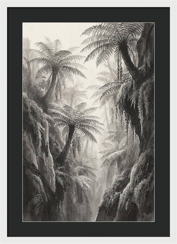 Gorge With Primeval Tree Ferns