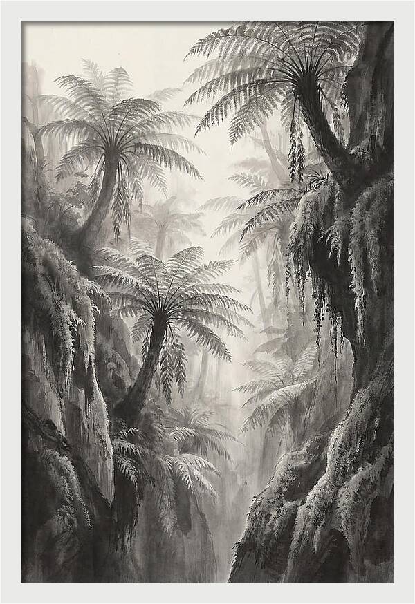 Gorge With Primeval Tree Ferns