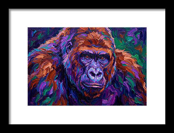 Gorilla In Expressionist Colors