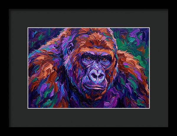 Gorilla In Expressionist Colors