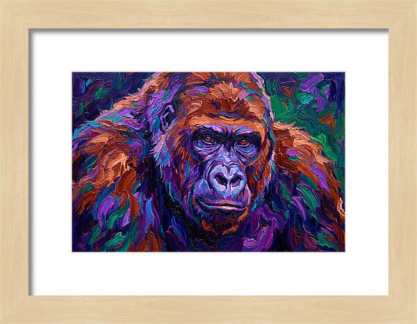 Gorilla In Expressionist Colors