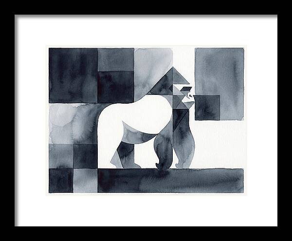 Gorilla In Geometric Harmony