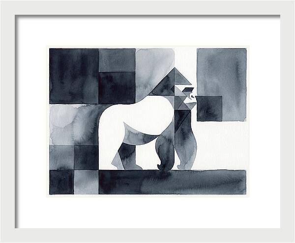 Gorilla In Geometric Harmony