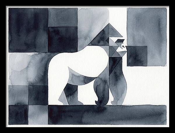 Gorilla In Geometric Harmony