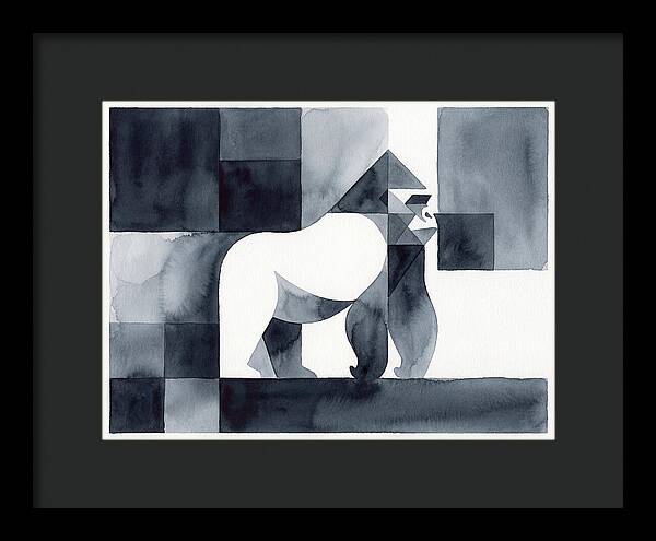 Gorilla In Geometric Harmony