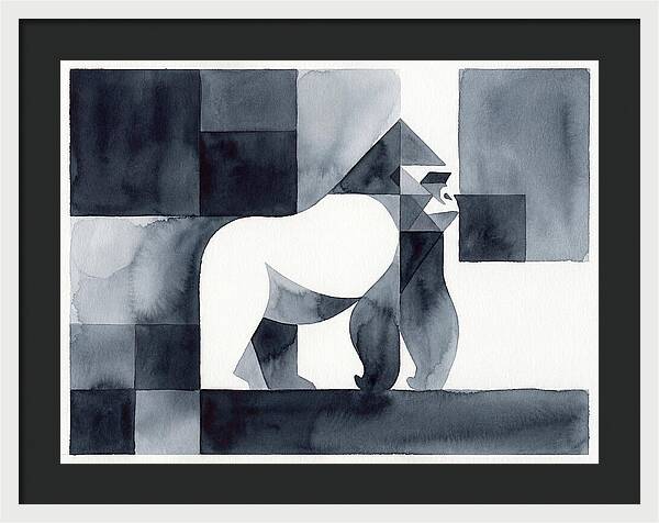 Gorilla In Geometric Harmony