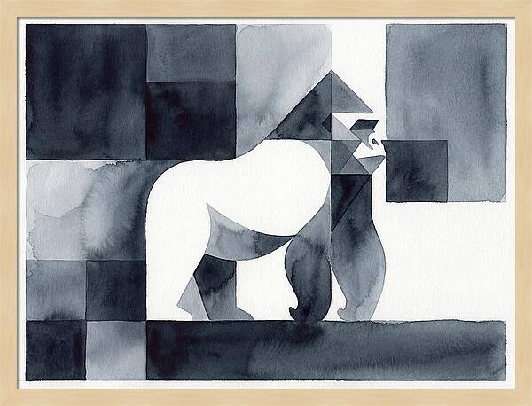 Gorilla In Geometric Harmony