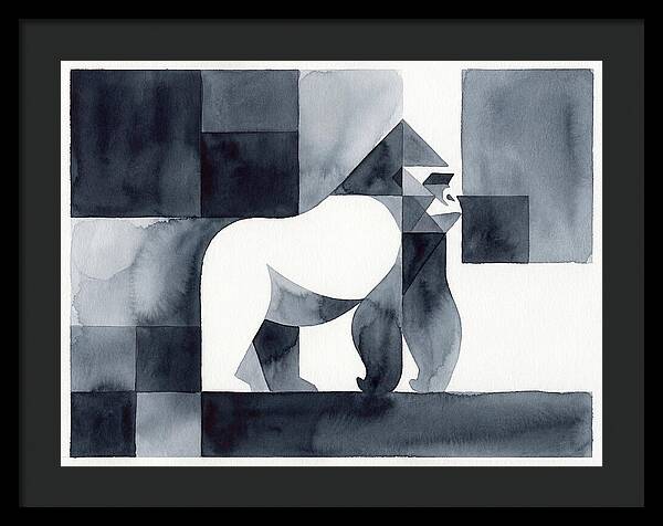 Gorilla In Geometric Harmony