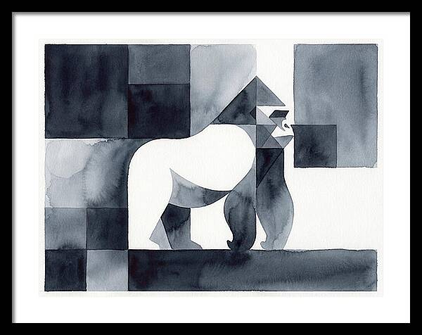 Gorilla In Geometric Harmony