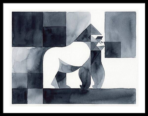 Gorilla In Geometric Harmony