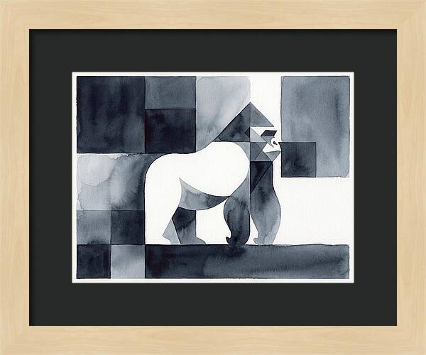 Gorilla In Geometric Harmony