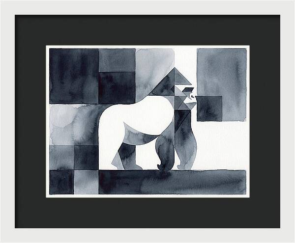 Gorilla In Geometric Harmony