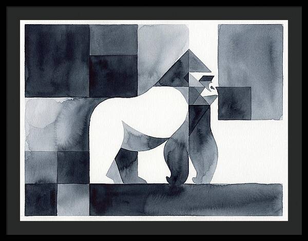 Gorilla In Geometric Harmony