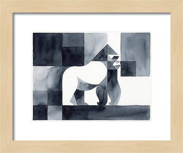 Gorilla In Geometric Harmony