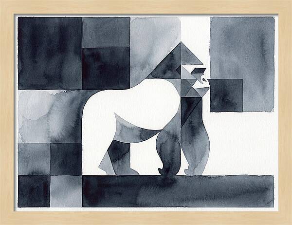 Gorilla In Geometric Harmony