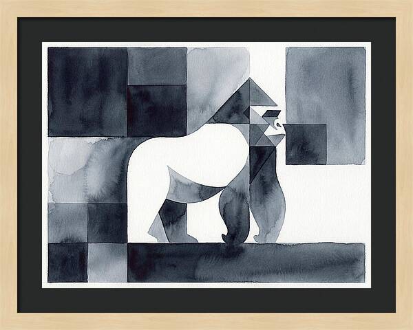 Gorilla In Geometric Harmony