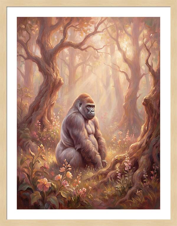 Gorilla In The Forest