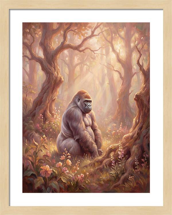 Gorilla In The Forest