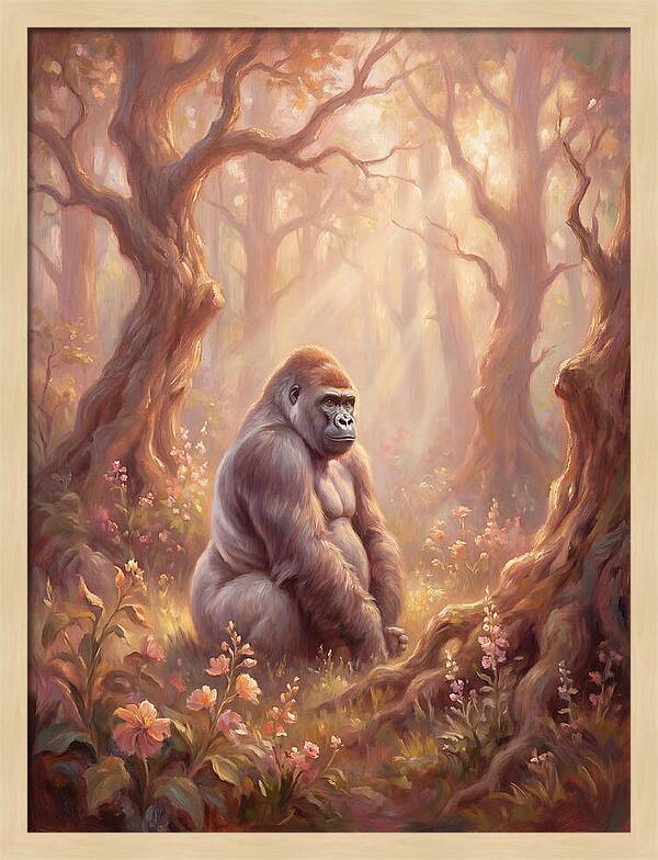 Gorilla In The Forest