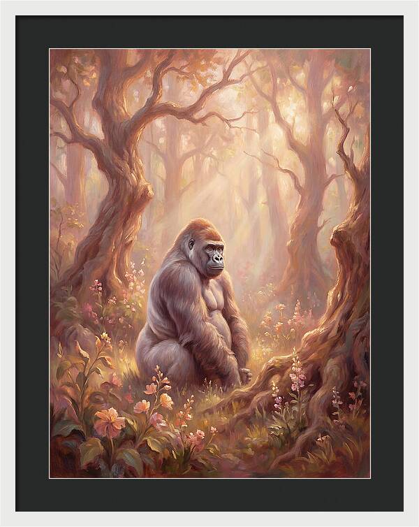 Gorilla In The Forest