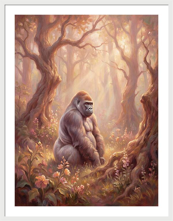 Gorilla In The Forest
