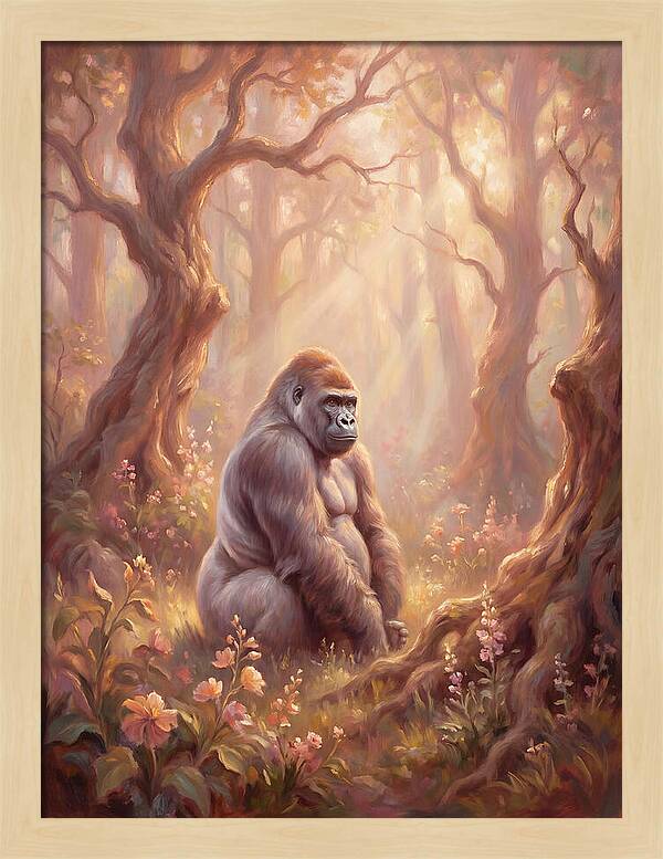 Gorilla In The Forest