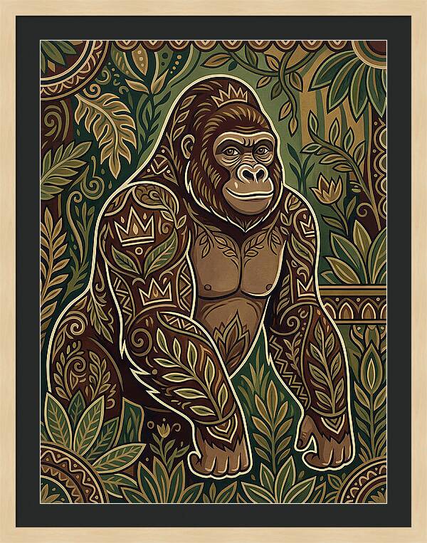 Gorilla In The Jungle
