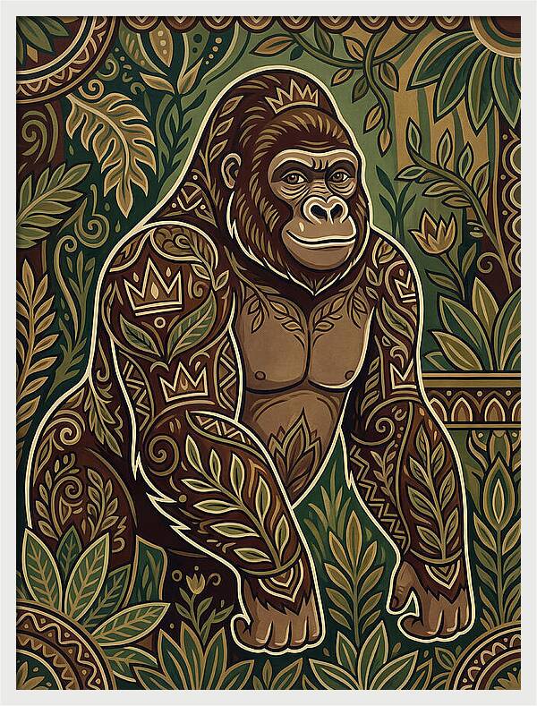 Gorilla In The Jungle