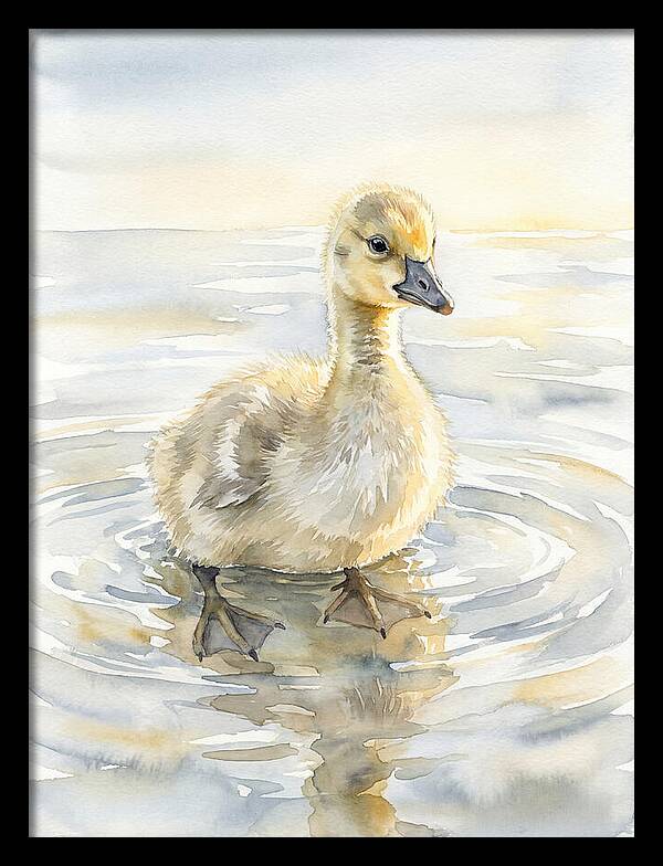 Gosling In Tranquil Waters