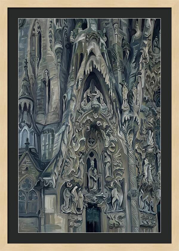 Gothic Cathedral Facade