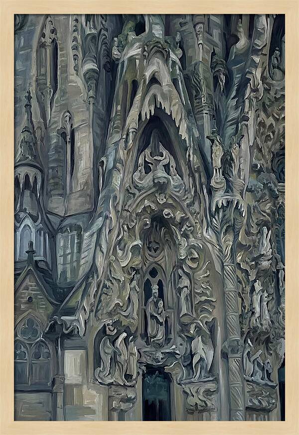 Gothic Cathedral Facade