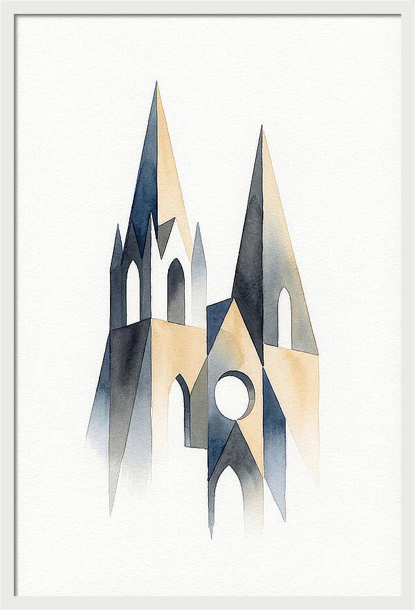 Gothic Cathedral Silhouettes