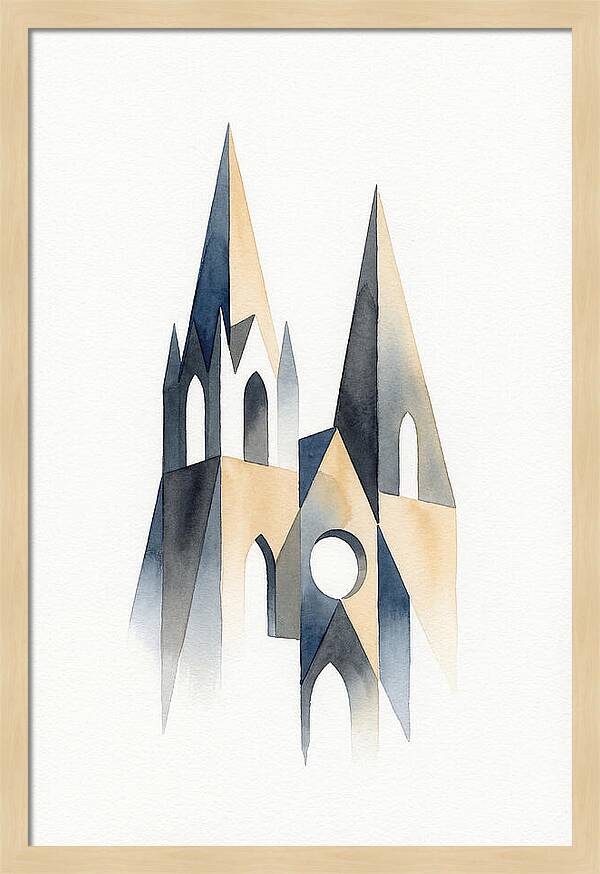 Gothic Cathedral Silhouettes
