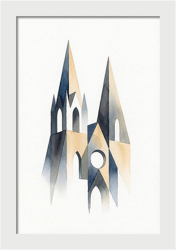 Gothic Cathedral Silhouettes