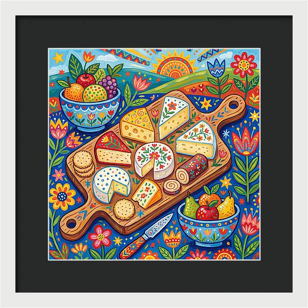 Gourmet Cheese Presentation