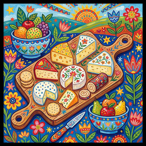 Gourmet Cheese Presentation