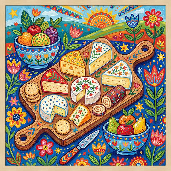 Gourmet Cheese Presentation
