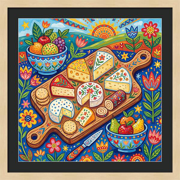 Gourmet Cheese Presentation