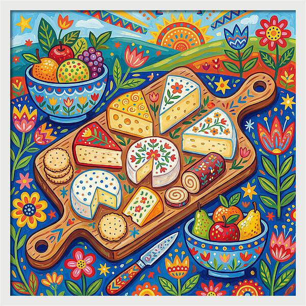 Gourmet Cheese Presentation